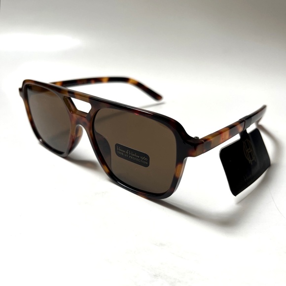 NWT Original HOUSE OF HARLOW Double Bridge Aviator Sunglasses Tortoise Shell DBW - Picture 1 of 6